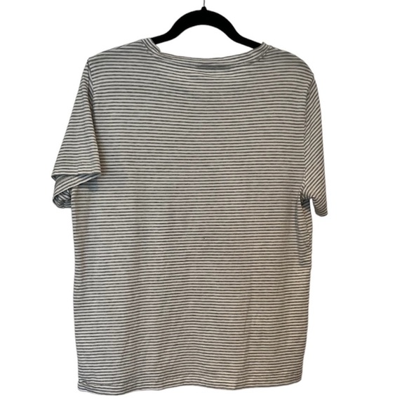 Splendid Gray Striped Tee - Picture 3 of 3